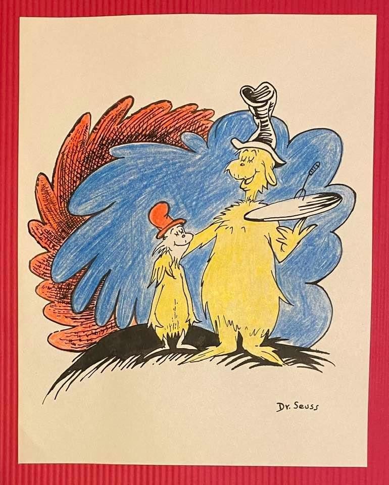 Dr. Seuss Mixed Media (In the Style of) (1 of 2)