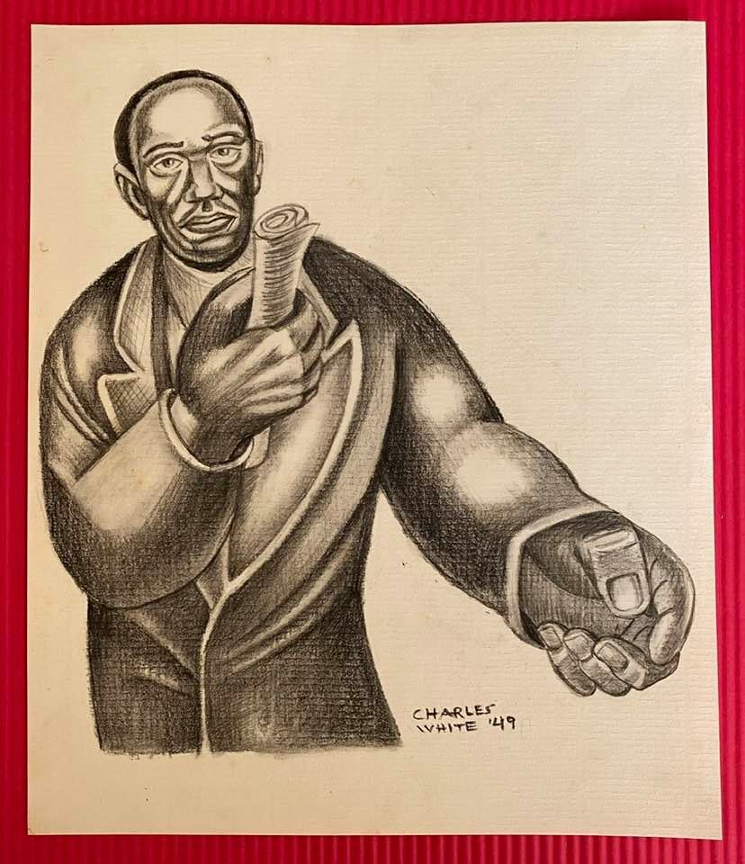 Charles White, Drawing (In the Style of) (1 of 2)