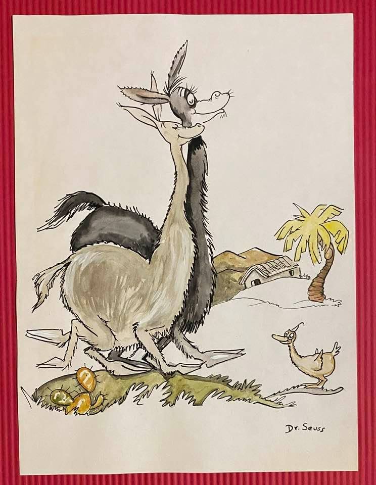 Dr. Seuss Mixed Media (In the Style of) (1 of 2)