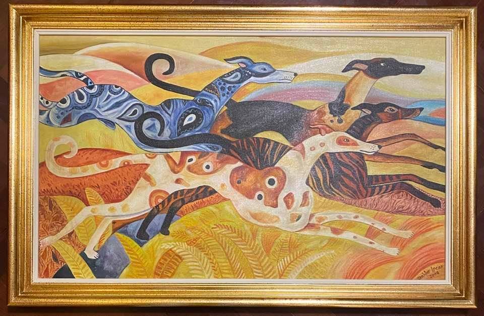 Dahlov Ipcar (1917-2017) - Oil (In the Style of) (1 of 7)