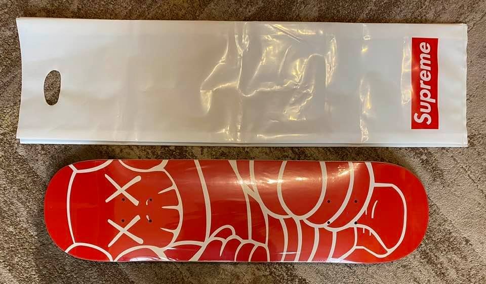 Kaws X Supreme Limited Edition Skateboard (1 of 3)