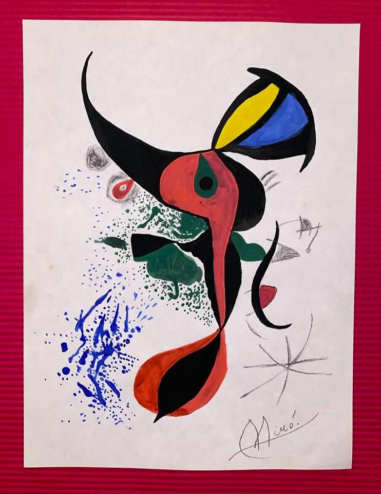 Joan Miro - Drawing "In the Style of" (1 of 2)