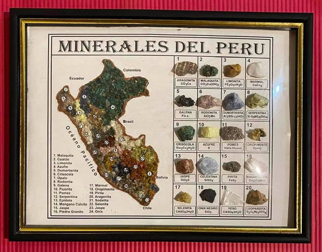 Buy Minerals And Gemstones of the Peru' Group. Zipriani Auction House in Lima