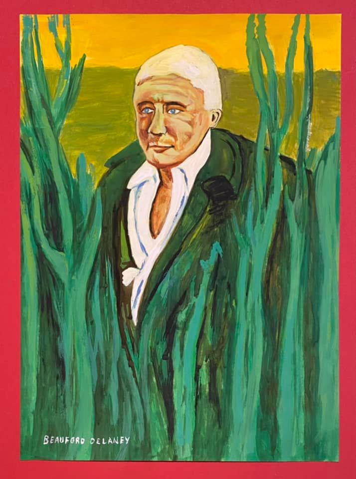 Beauford Delaney (In the Style Of): In the style of Beauford Delaney , Beauford Delaney was an American modernist painter. He is remembered for his work with the Harlem Renaissance in the 1930s and 1940s, as well as his later work in ab