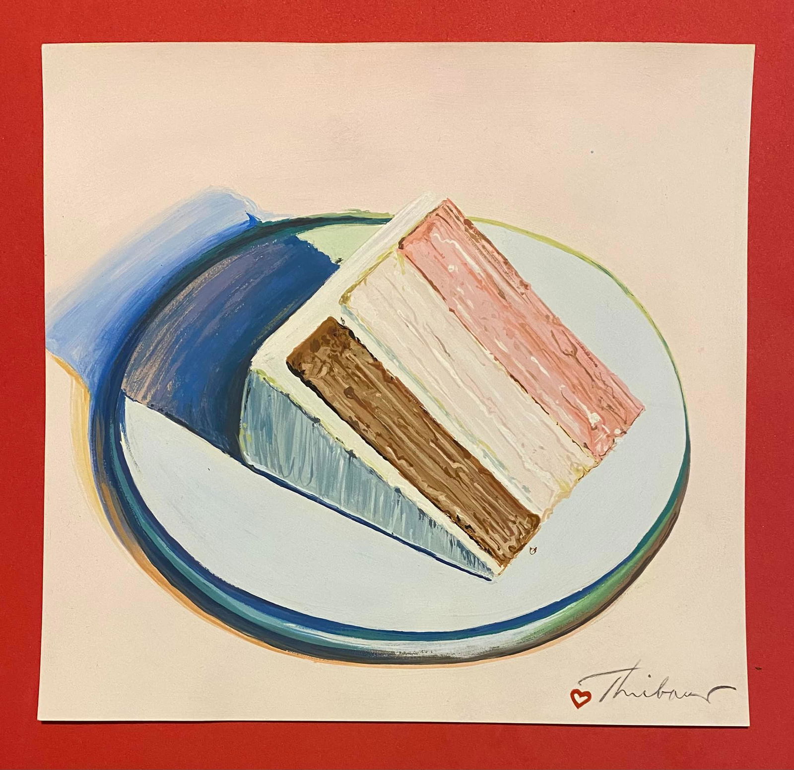 WAYNE THIEBAUD DRAWING ON PAPER (IN THE STYLE OF) (1 of 2)