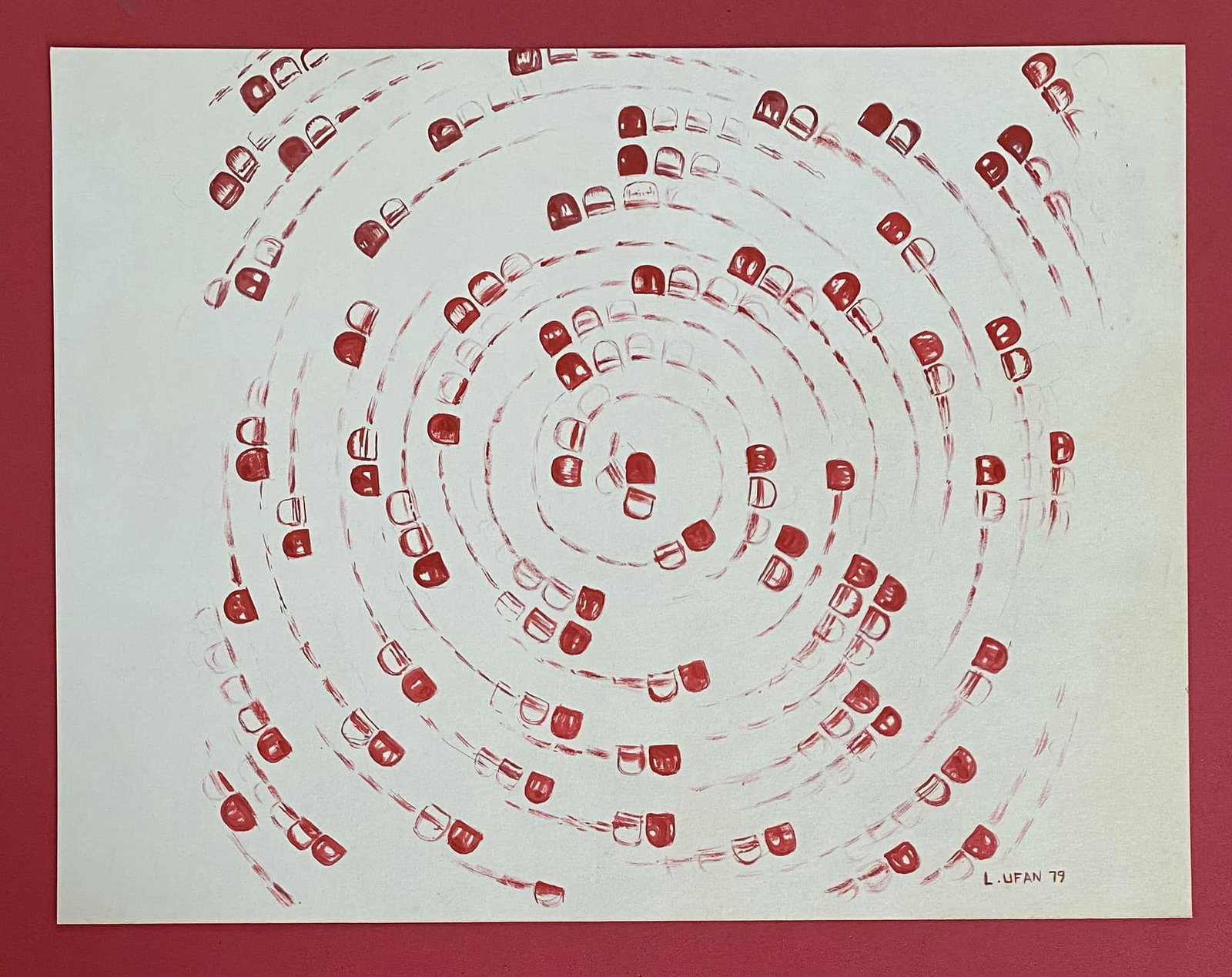 Lee Ufan (Korean, b.1936) Untitled (in the style of) (1 of 2)