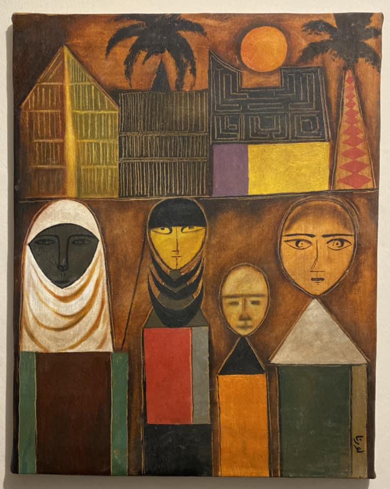 Lorna Selim (Iraq, 1928-2021) In the style of: In the style of Lorna Selim Painting on canvas 23 1/4 x 18 1/2 in. Lorna Selim era una artista inglesa y profesora de arte, que se casÃ³ con el destacado escultor iraquÃ­ Jewad Selim, y se mudÃ³