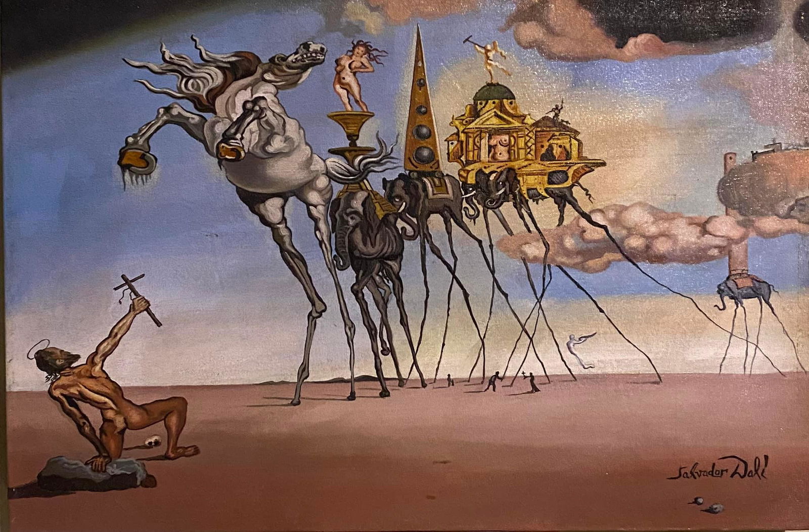 Salvador Dali (Oil on Canvas) In the Style Of (1 of 3)