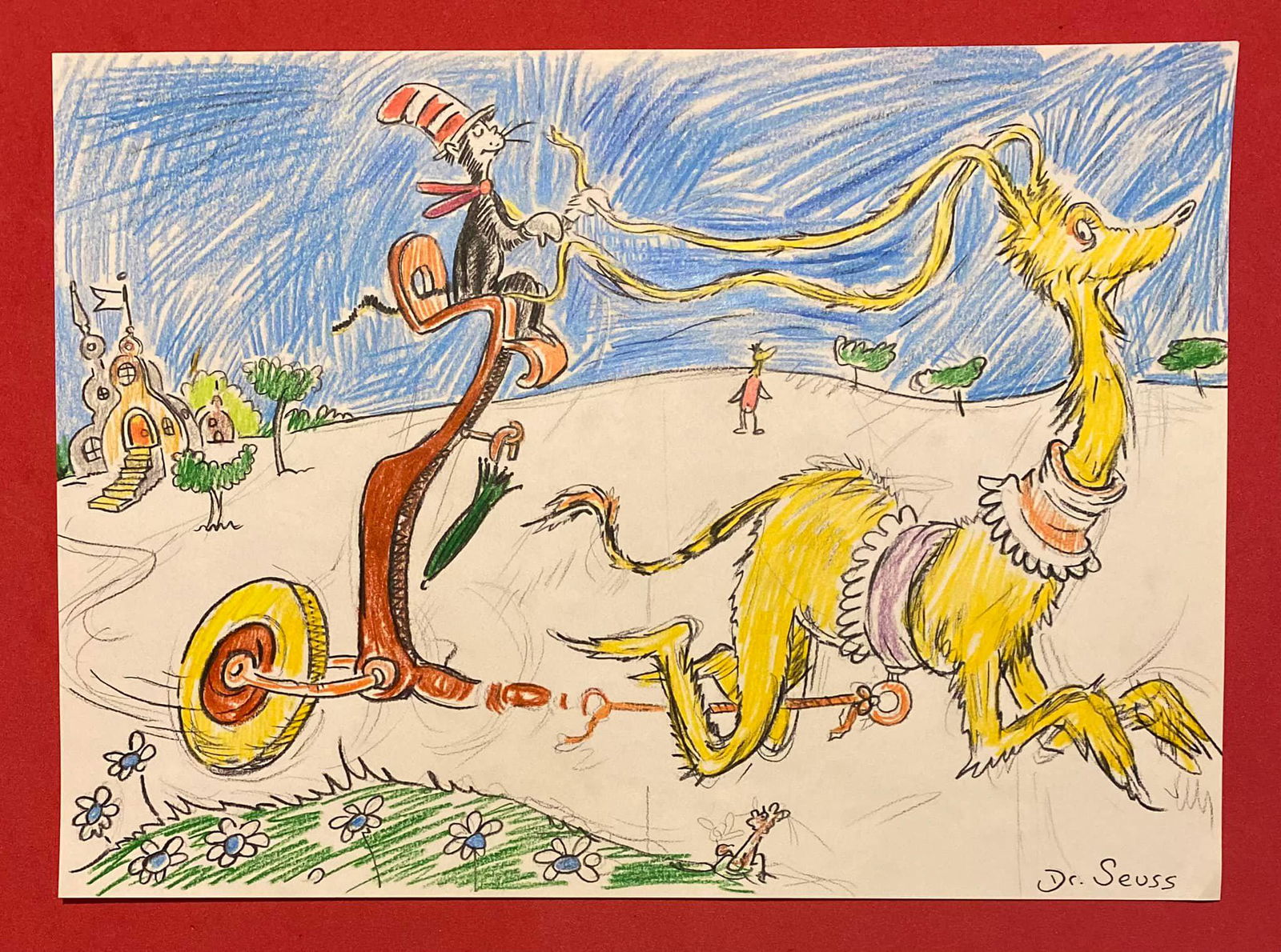 Dr. Seuss Mixed Media (In the Style of) (1 of 2)