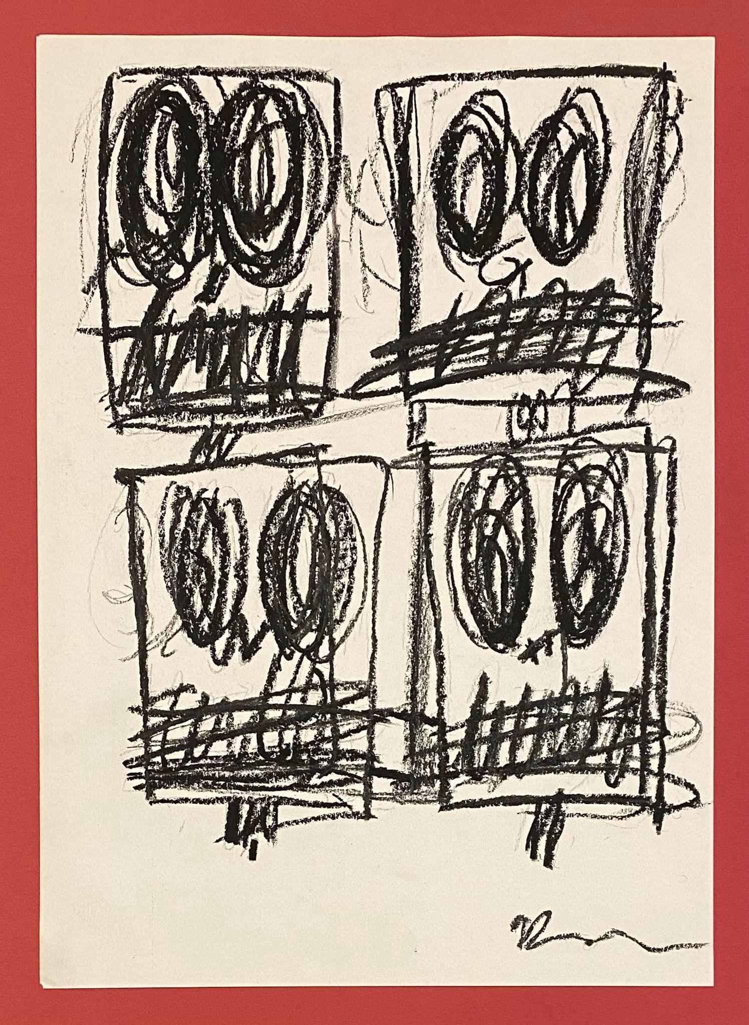 Rashid Johnson Drawing On Paper (In the Style of): Rashid Johnson (born 1977) is an American artist who produces conceptual post-black art. Johnson first received critical attention when examples of his work were included in the exhibition "Freestyle,