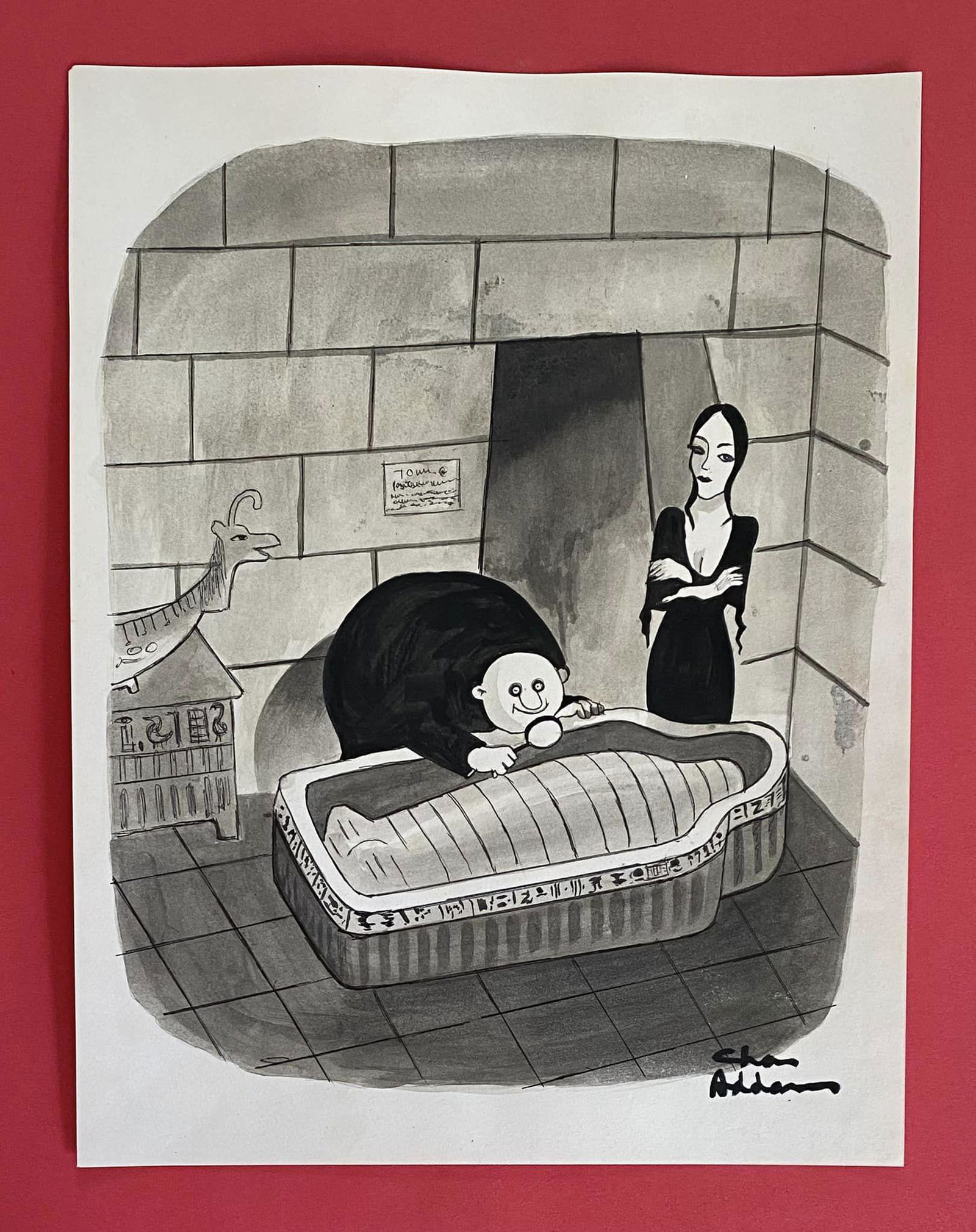 Charles Addams DRAWING ON PAPER (IN THE STYLE OF) (1 of 2)