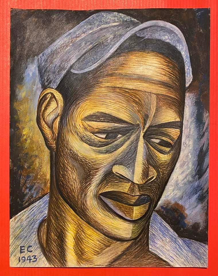 ELIZABETH CATLETT DRAWING ON PAPER (IN THE STYLE OF): Elizabeth Catlett Mora (Washington D.C., April 15, 1915 - Cuernavaca, April 2, 2012) was a Mexican-born African-American sculptor and printmaker. ... In 1947 she married Mexican artist Francisco Mora,