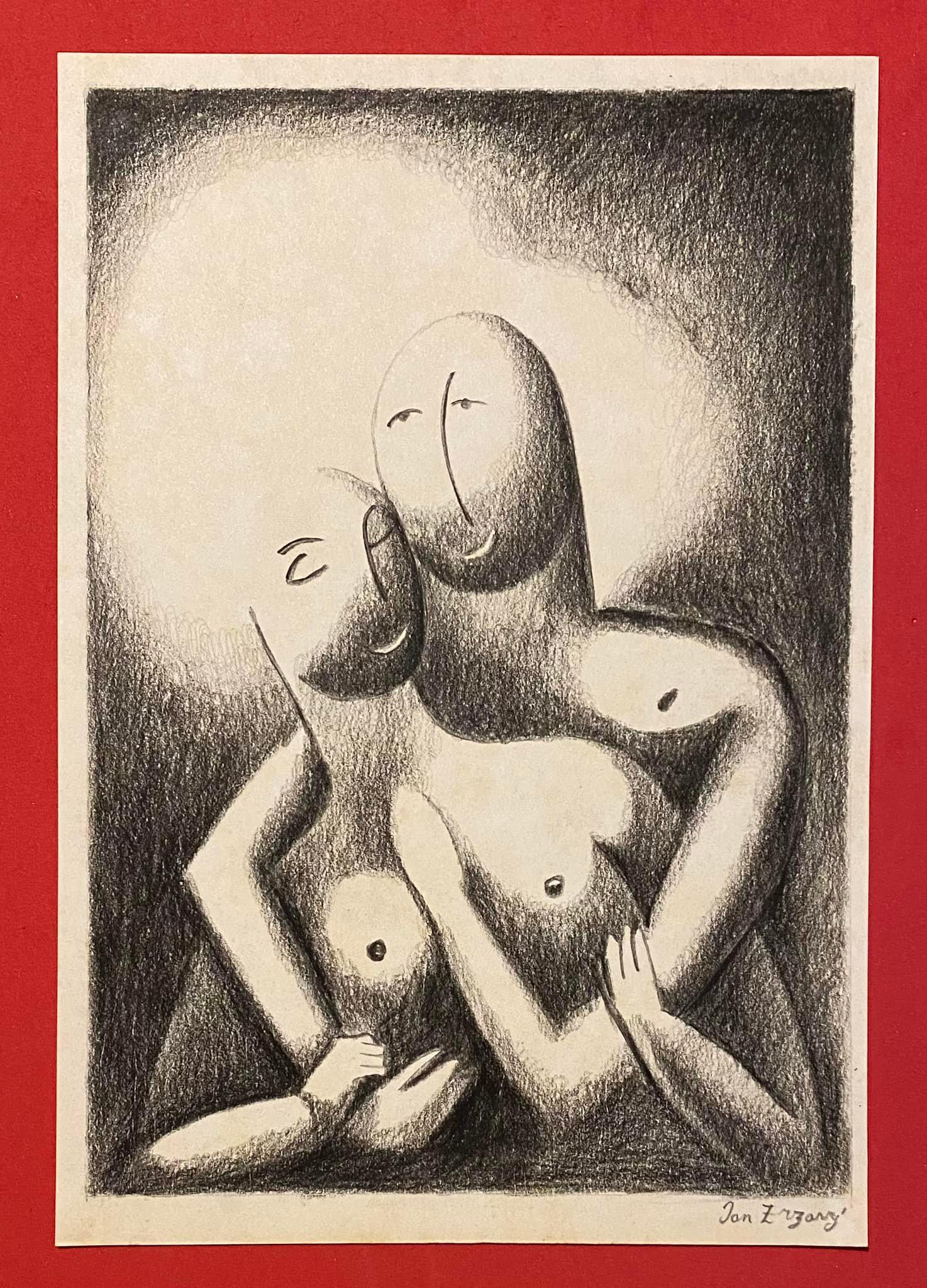 Jan Zrzavy Drawing, In the style of (1 of 2)