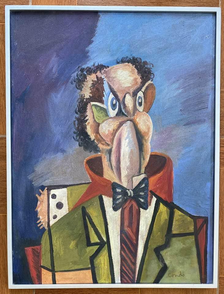 George Condo (OIL ON CANVAS) IN THE STYLE OF (1 of 3)