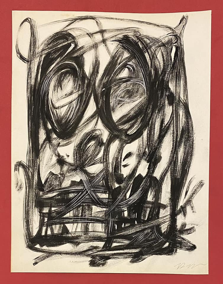 Rashid Johnson Drawing On Paper (In the Style of) (1 of 2)