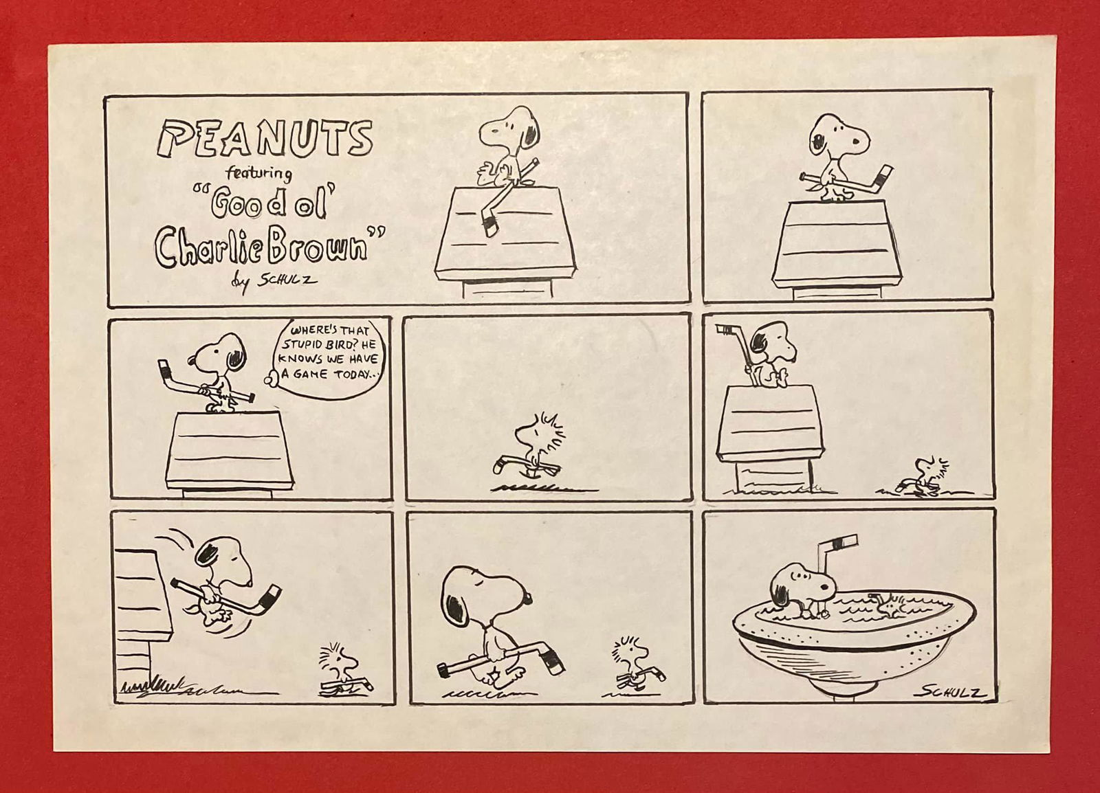 CHARLES SCHULZ INK (IN THE STYLE OF) (1 of 2)