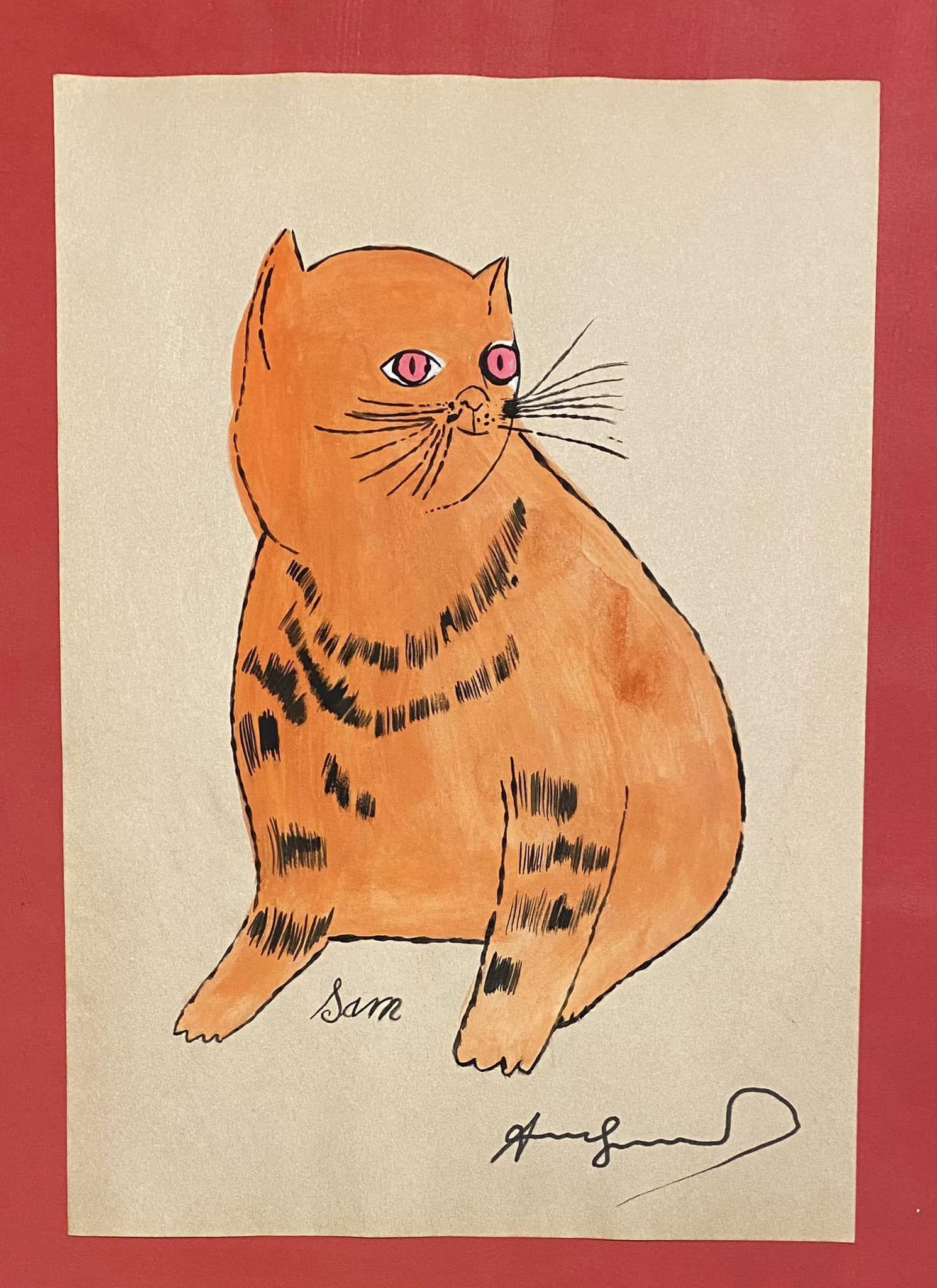 Andy Warhol Drawing (in the style of) (1 of 2)