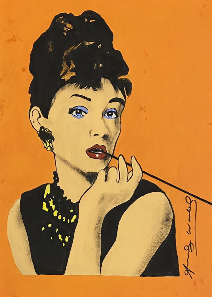 Andy Warhol (in the style of): Andrew Warhola, commonly known as Andy Warhol, was an American artist and actor who played a crucial role in the birth and development of pop art.This item will sell as "in the style of.......... ....