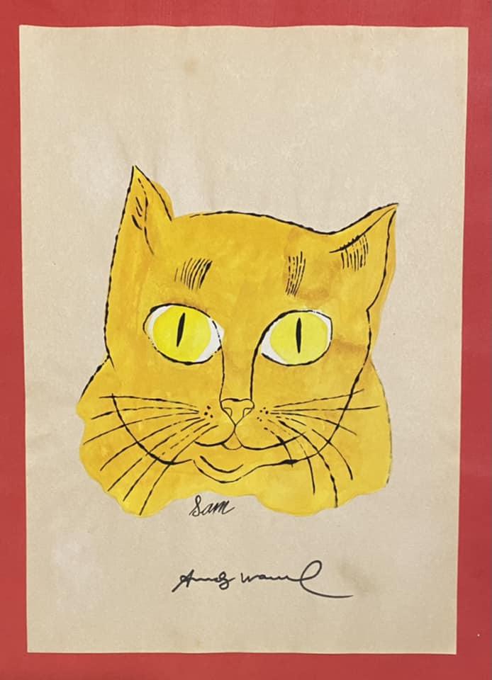Andy Warhol Drawing (in the style of) (1 of 2)
