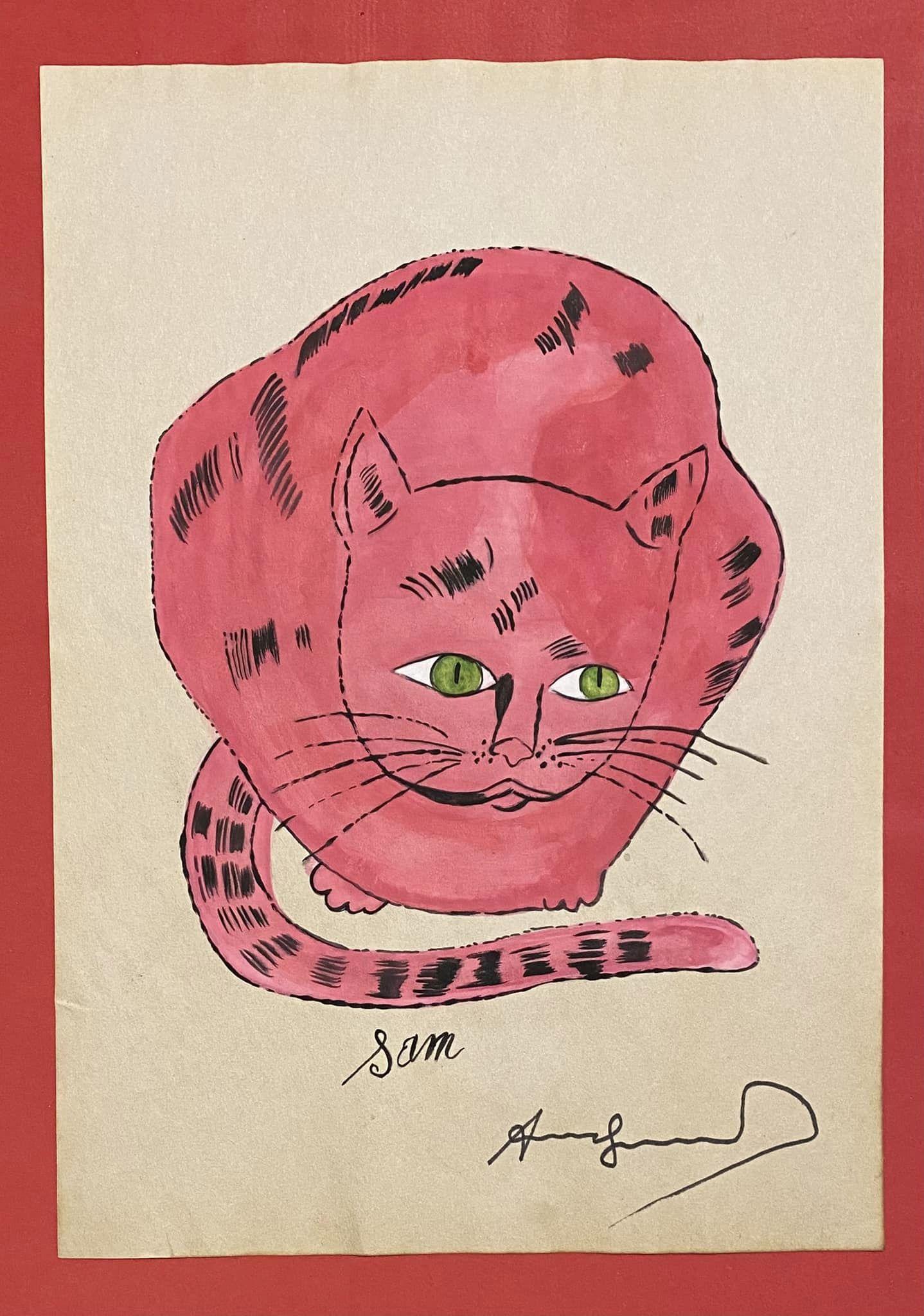 Andy Warhol Drawing (in the style of) (1 of 2)