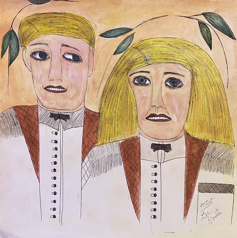 Lee Godie (American, 1908-1994) in the style of (1 of 2)