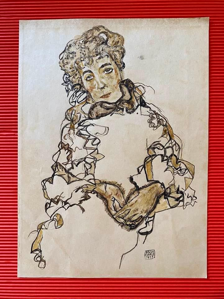 Egon Schiele (1890 -1918) (In the Style Of) (1 of 2)