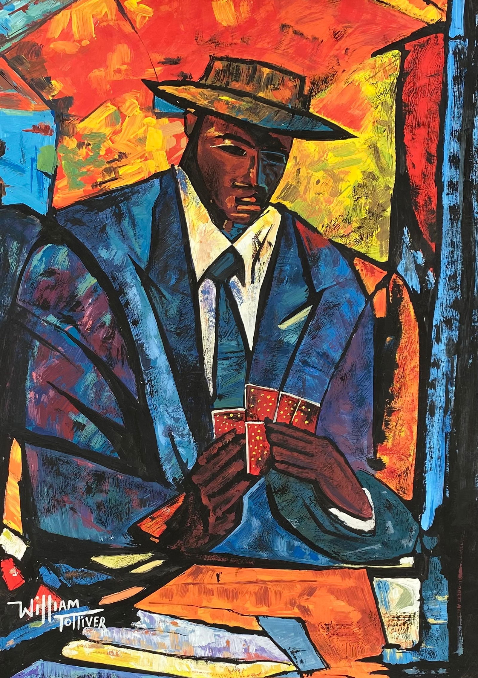 WILLIAM TOLLIVER (American, 1951 - 2000) in the style of (1 of 3)