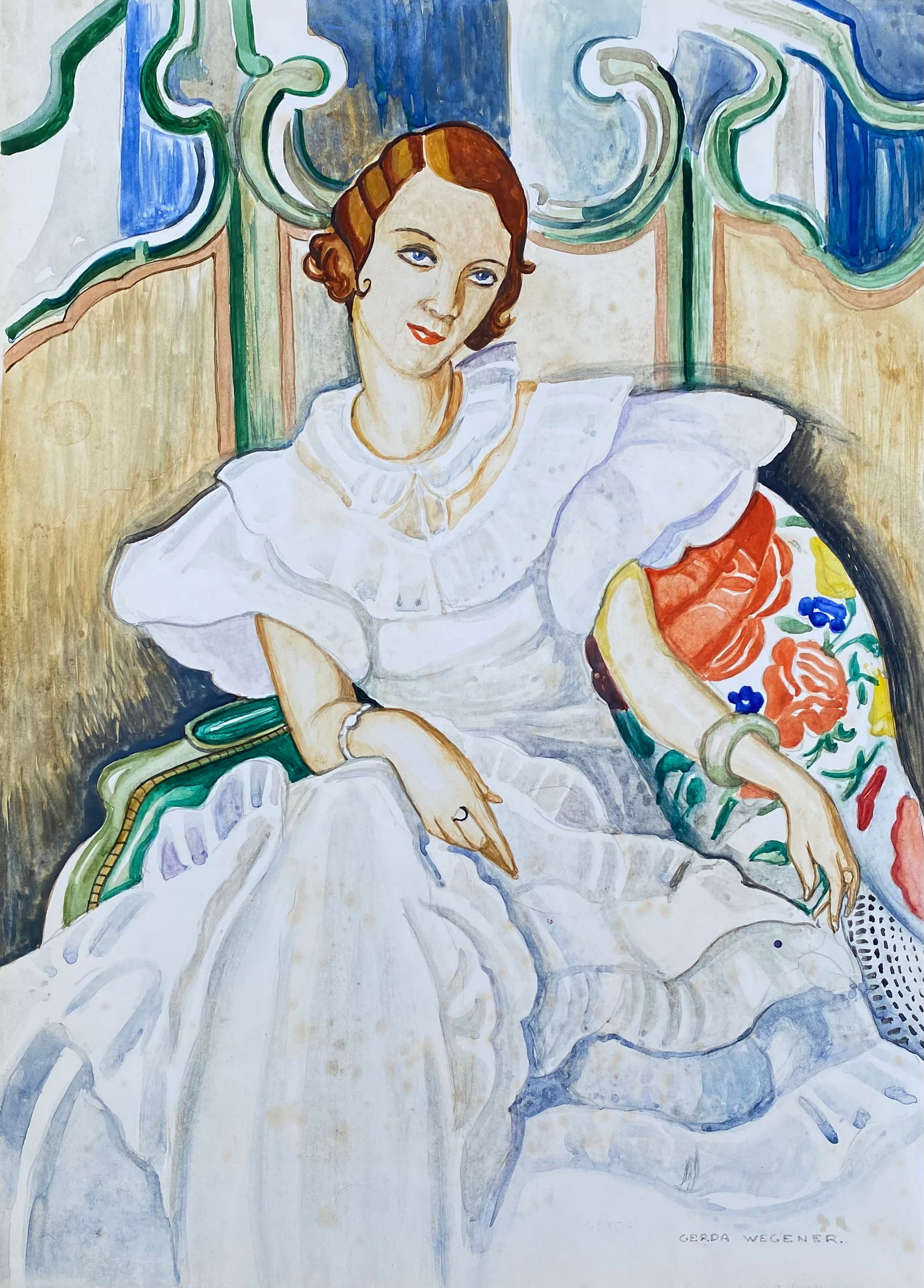 Gerda Wegener (In The Style of): Gerda Wegener, registered at birth as Gerda Marie Fredrikke Gottlieb, was a Danish erotic painter, illustrator and illustrator. Wegener is known for her fashion illustrations and later for her paintin