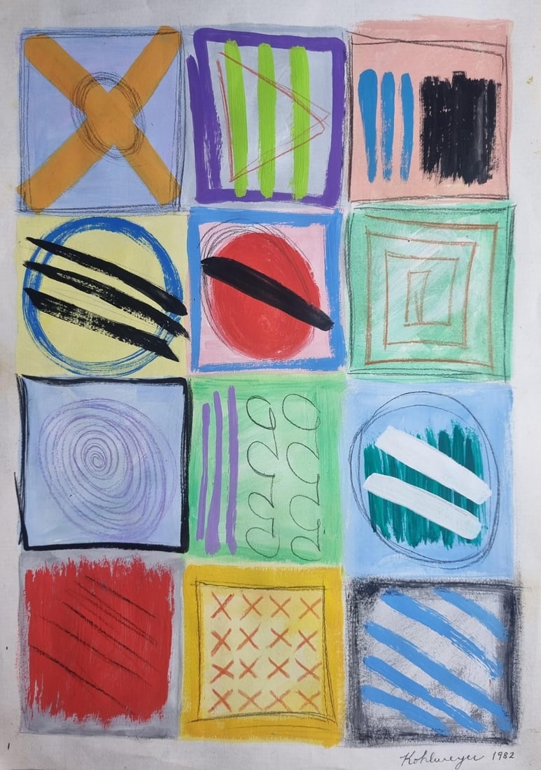 Ida Kohlmeyer (In The Style of): Ida Rittenberg Kohlmeyer was an American painter and sculptor who lived and worked in Louisiana. Her work is specially preserved at the National Museum of Women Artists, the Smithsonian American Art M