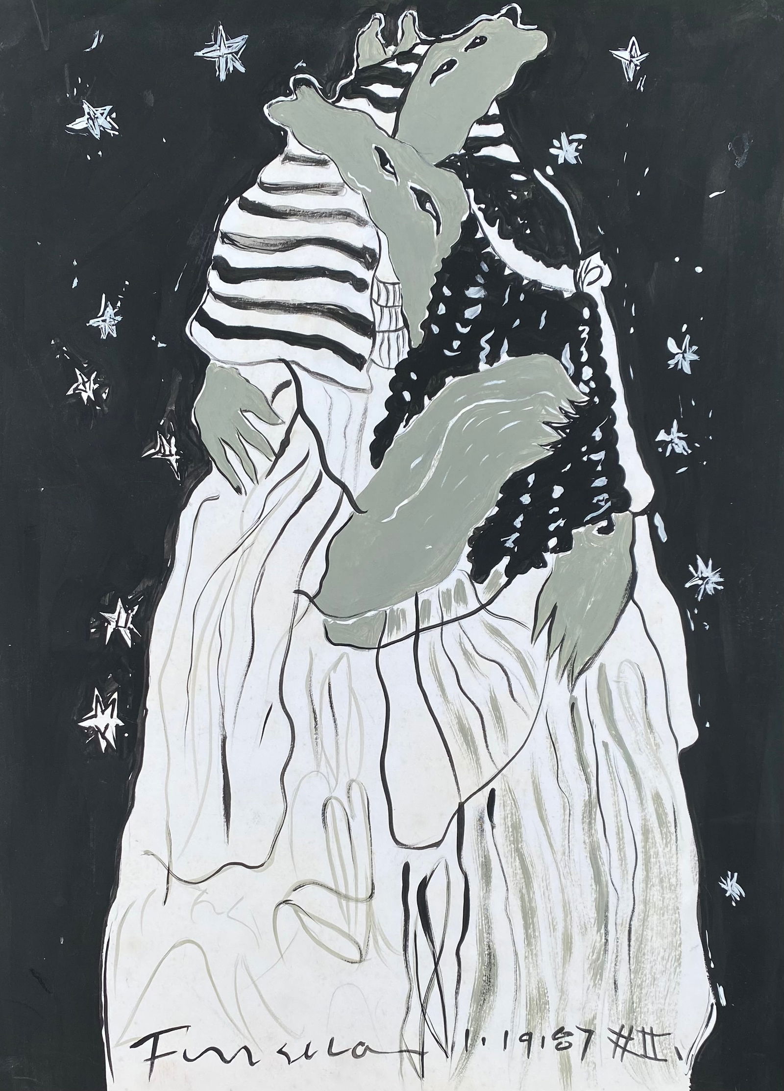 Harry Mona Fonseca (1946 - 2006) in the style of (1 of 3)