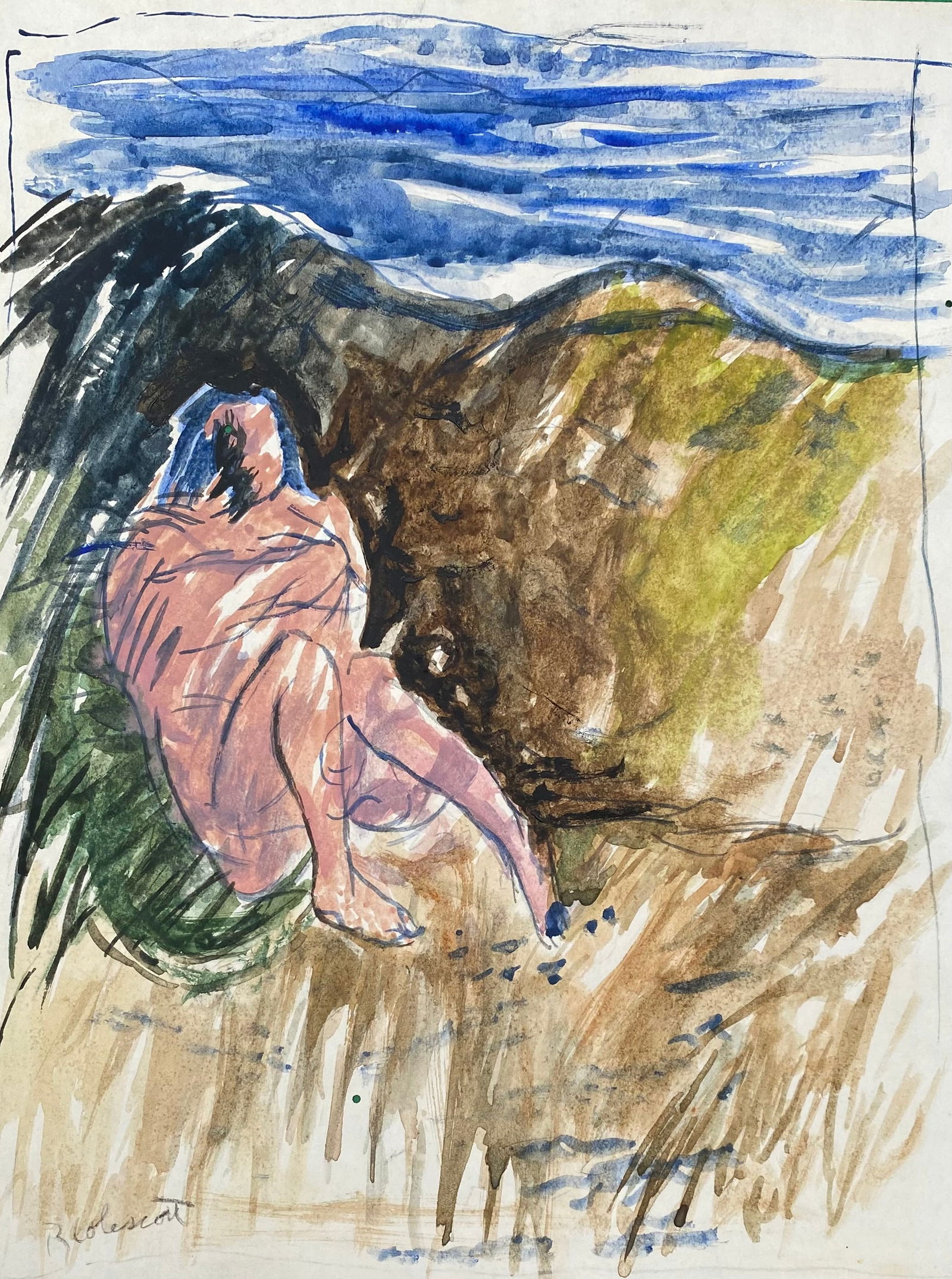 ROBERT COLESCOTT (IN THE STYLE OF): Robert H. Colescott was an American painter. He is known for his satirical genre and crowd-pleasing themes, often conveying his exuberant, comedic, or bitter musings on being African-American. He stud