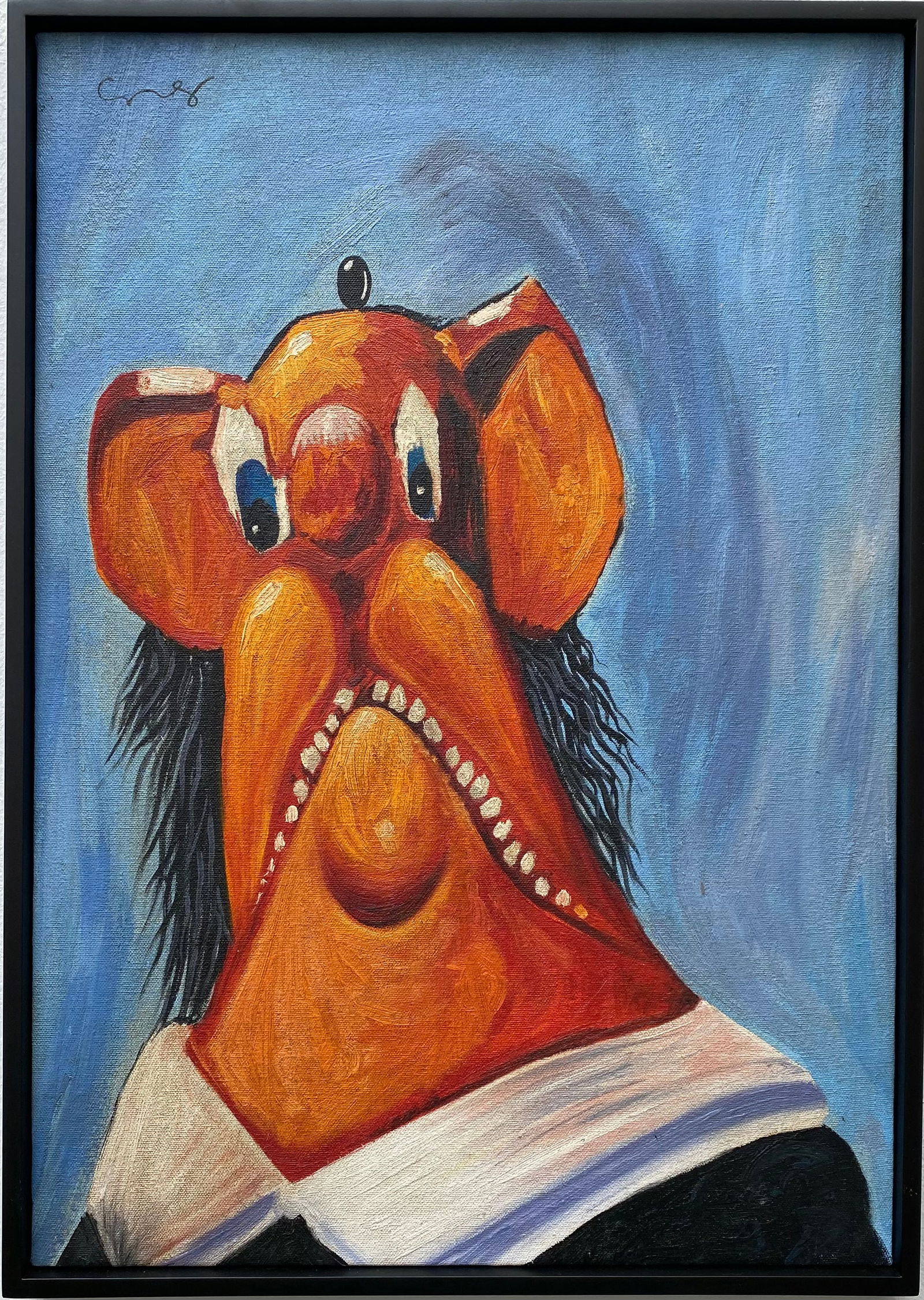 George Condo (American, b. 1957) (Untitled Oil on Canvas Painting) in the style of (1 of 6)
