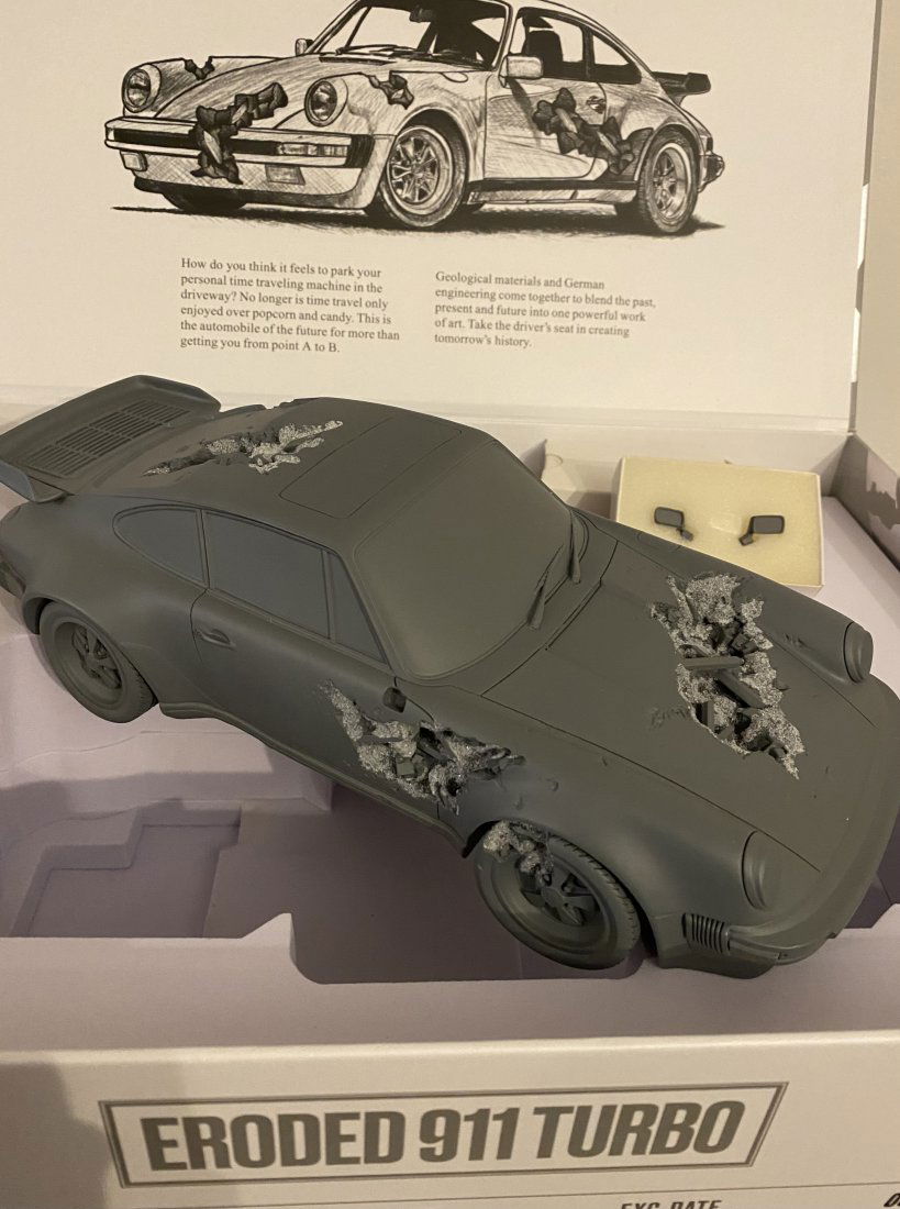 Daniel Arsham Sculpture Eroded Porsche 911 Turbo Limite (1 of 5)