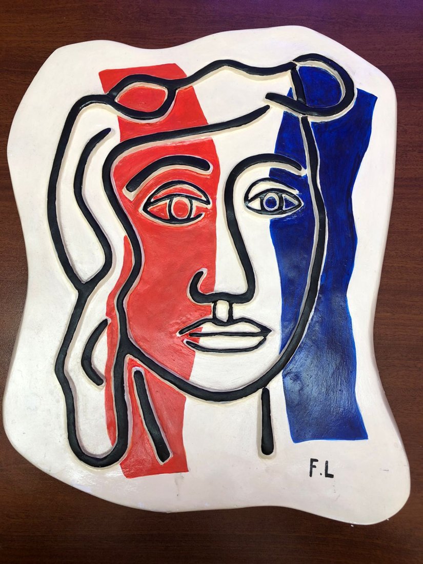 Fernand Leger Sculpture Ceramic 17.12 x 13.12in In the style of (1 of 4)