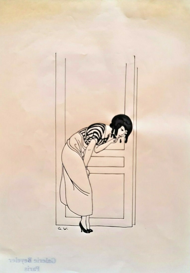 Gerda Wegener (Drawing on paper) In the style of: In the style of Gerda Wegener (15 March 1886 - 28 July 1940) was a Danish illustrator and painter. Wegener is known for her fashion illustrations and later her paintings that pushed the boundaries her