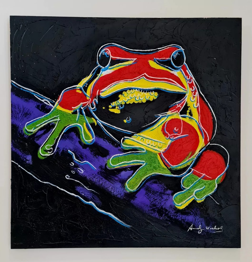 Andy Warhol's Endangered Species Collection (Oil on Canvas) 60cm x60cm In the style of (1 of 5)