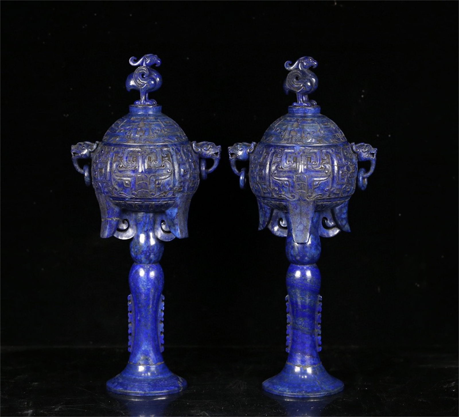 A Pair of Chinese Carved Stone Incense Burners Mar 27, 2021 L&M