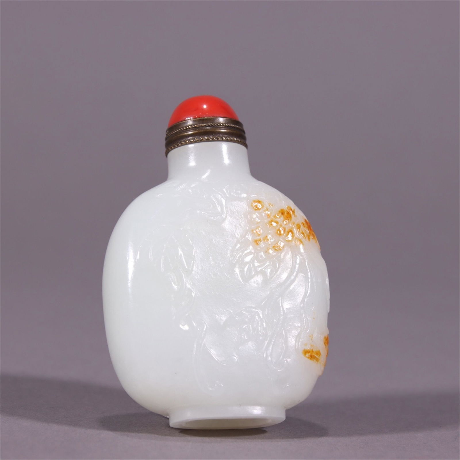A Carved Jade Snuff Bottle (1 of 9)