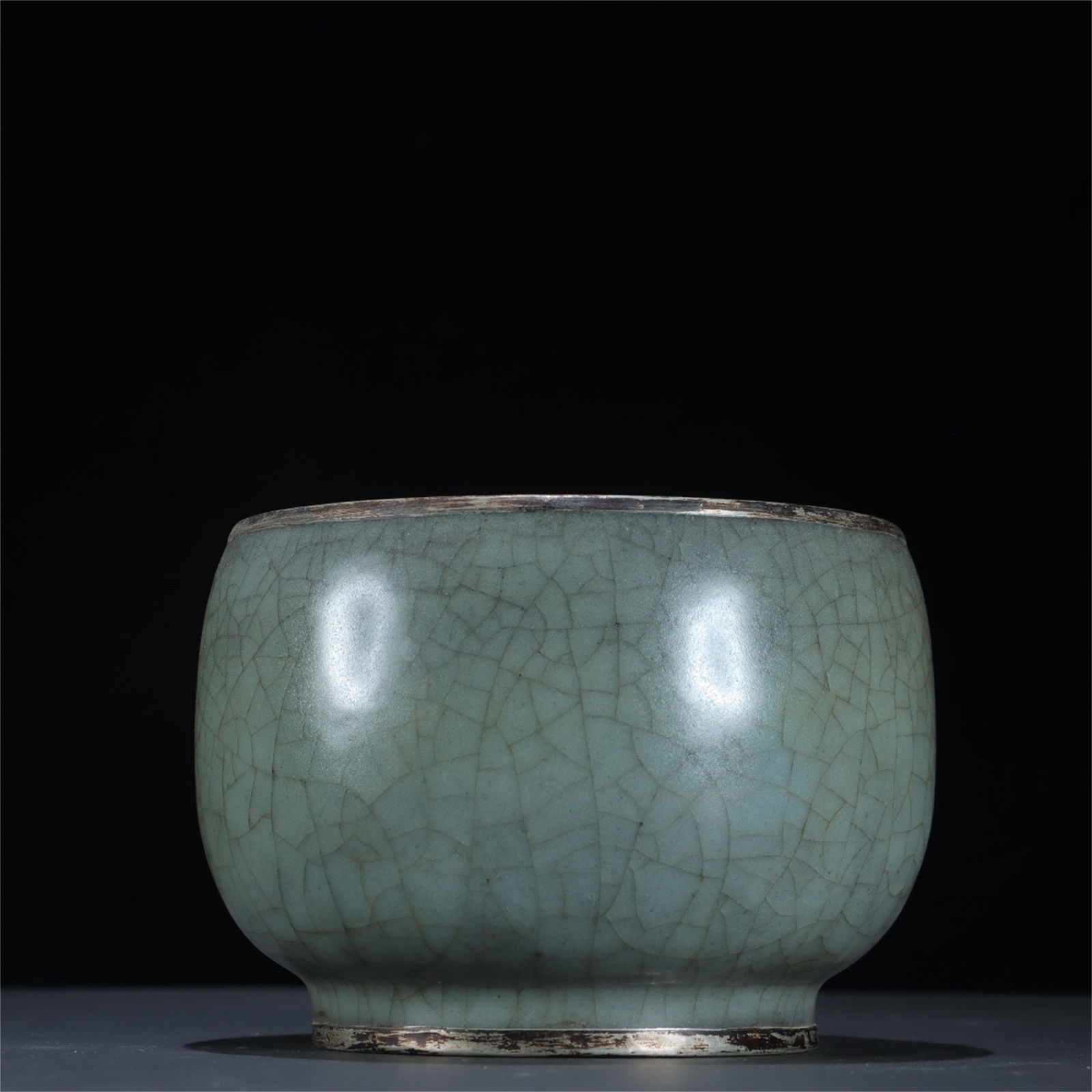 A Chinese Ge Glazed Porcelain Brush Washer (1 of 9)