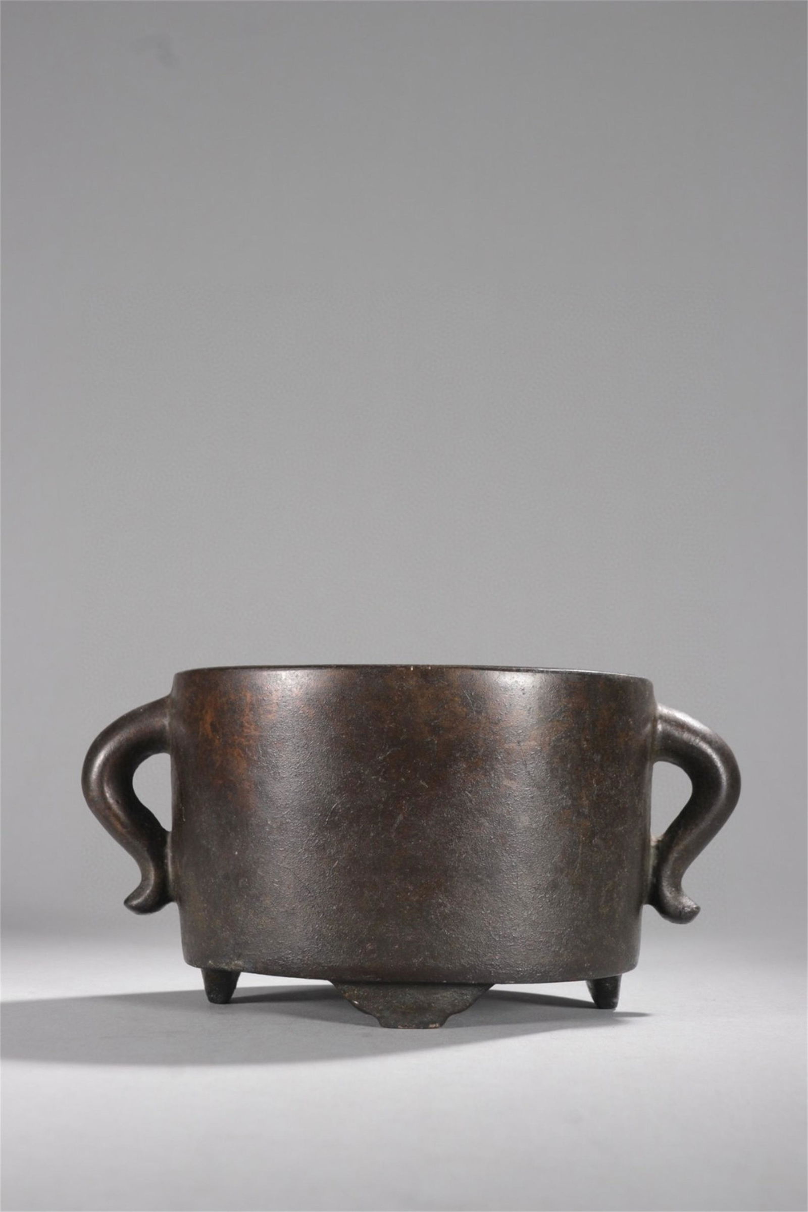 A Chinese Bronze Incense Burner with Double Ear (1 of 9)