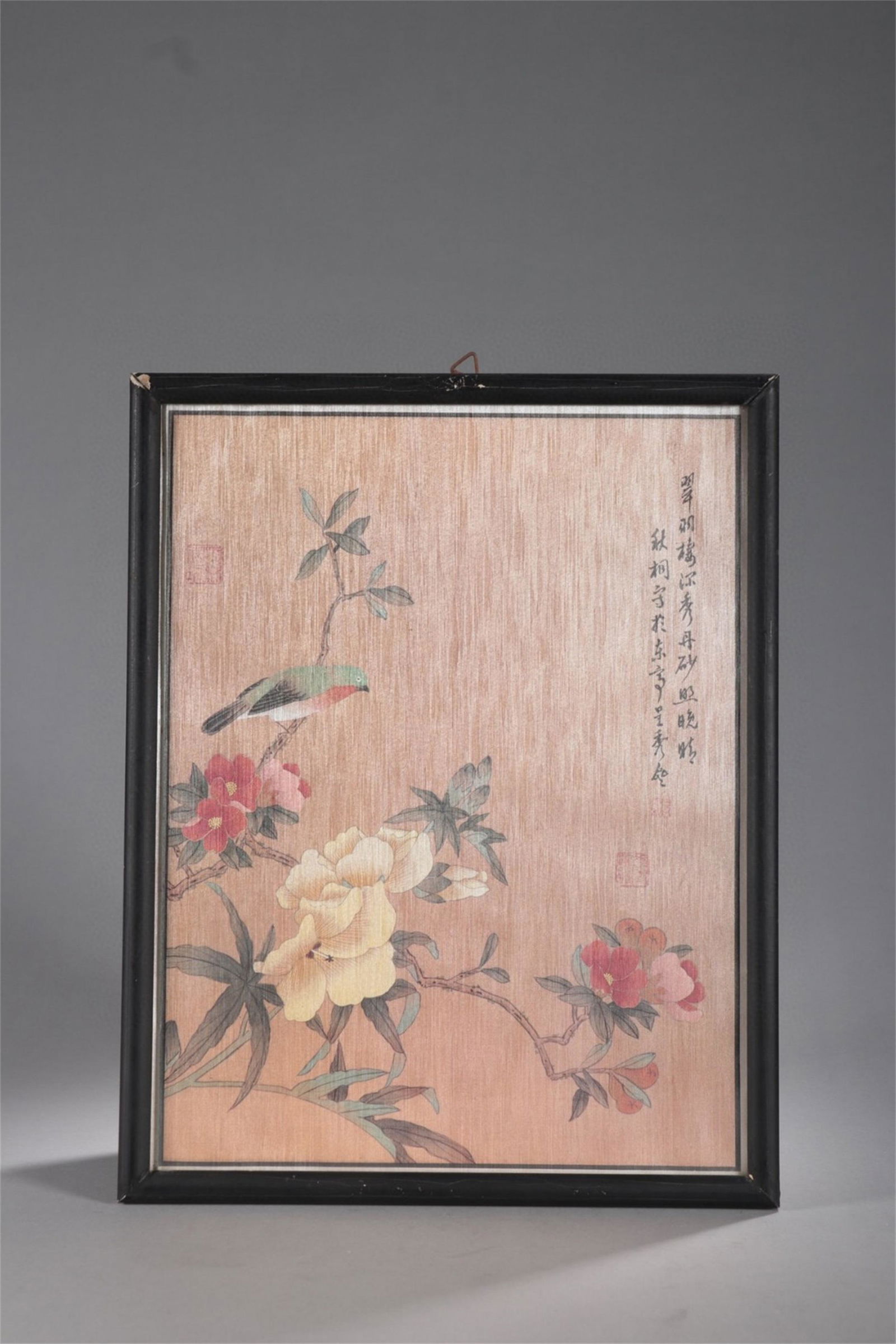 A Piece of Chinese Flower and Bird  Hanging Screen (1 of 9)