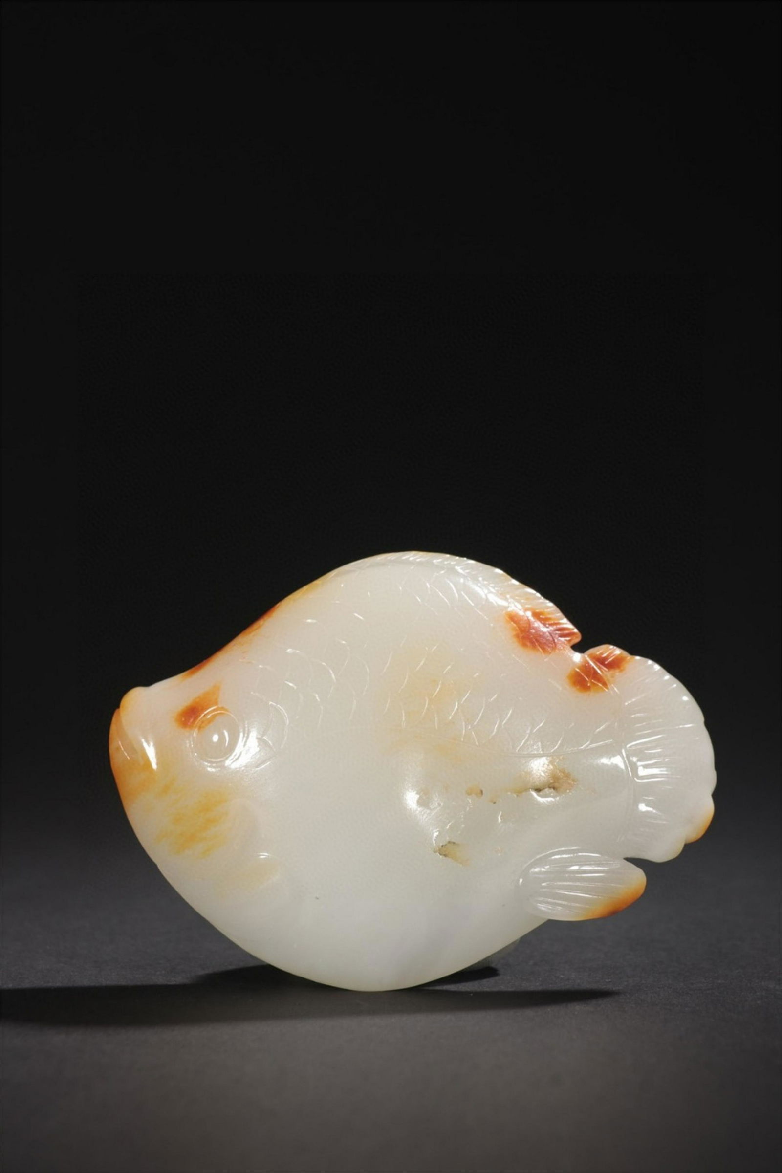 A Chinese Carved Jade Fish Decoration (1 of 9)