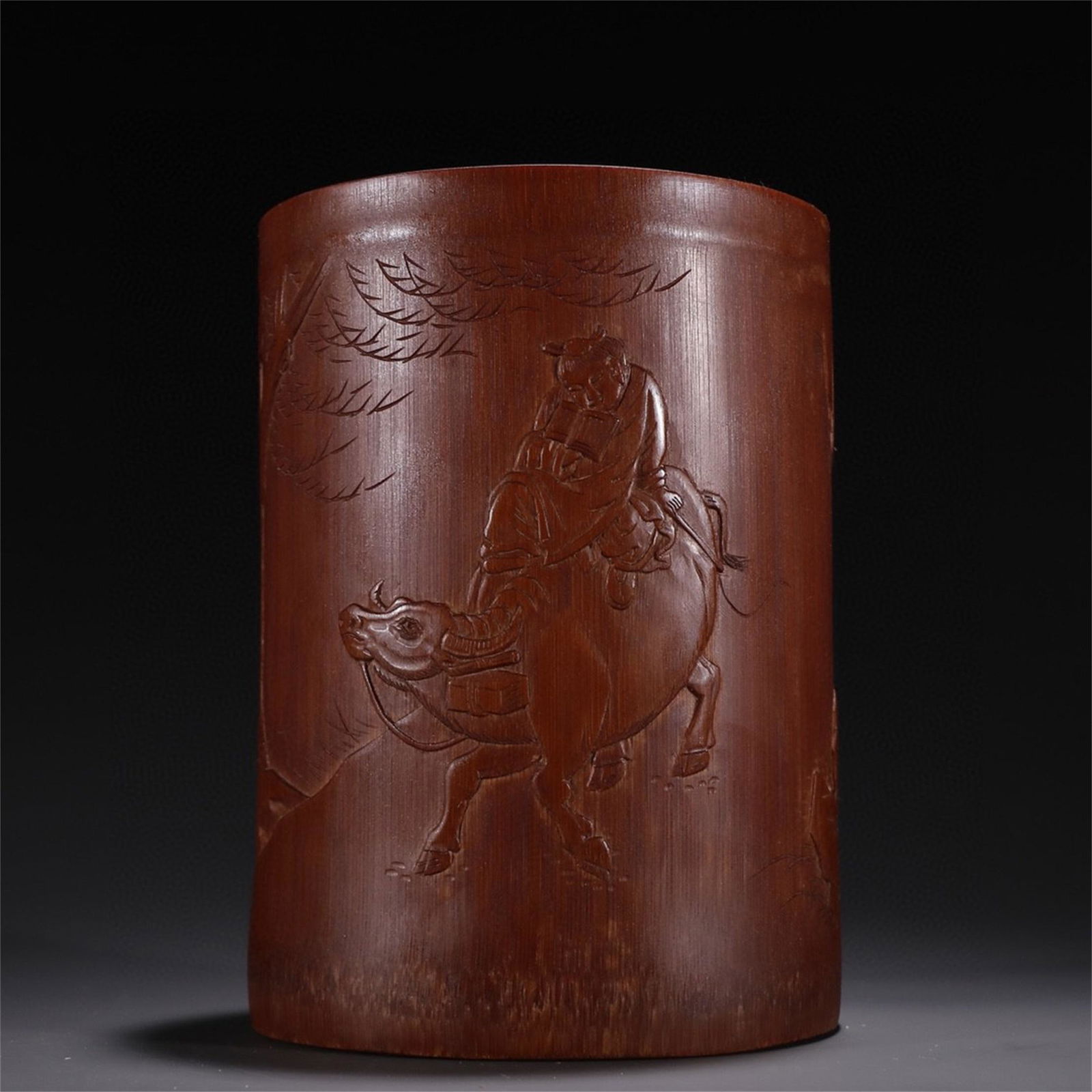 A Chinese Bamboo Brush Pot (1 of 9)