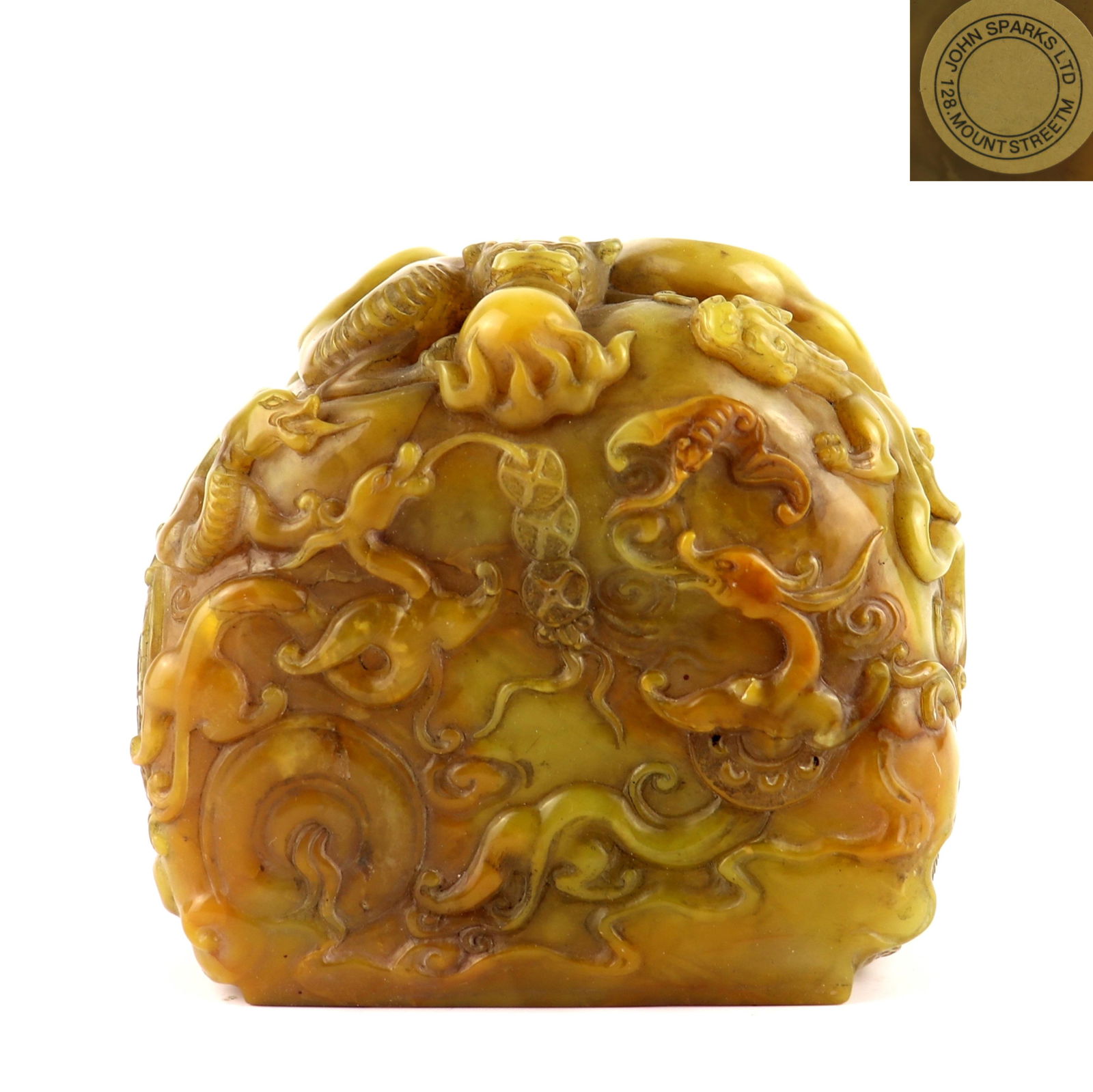 A Chinese Tianhuang Stone Dragon Patterned Seal (1 of 10)