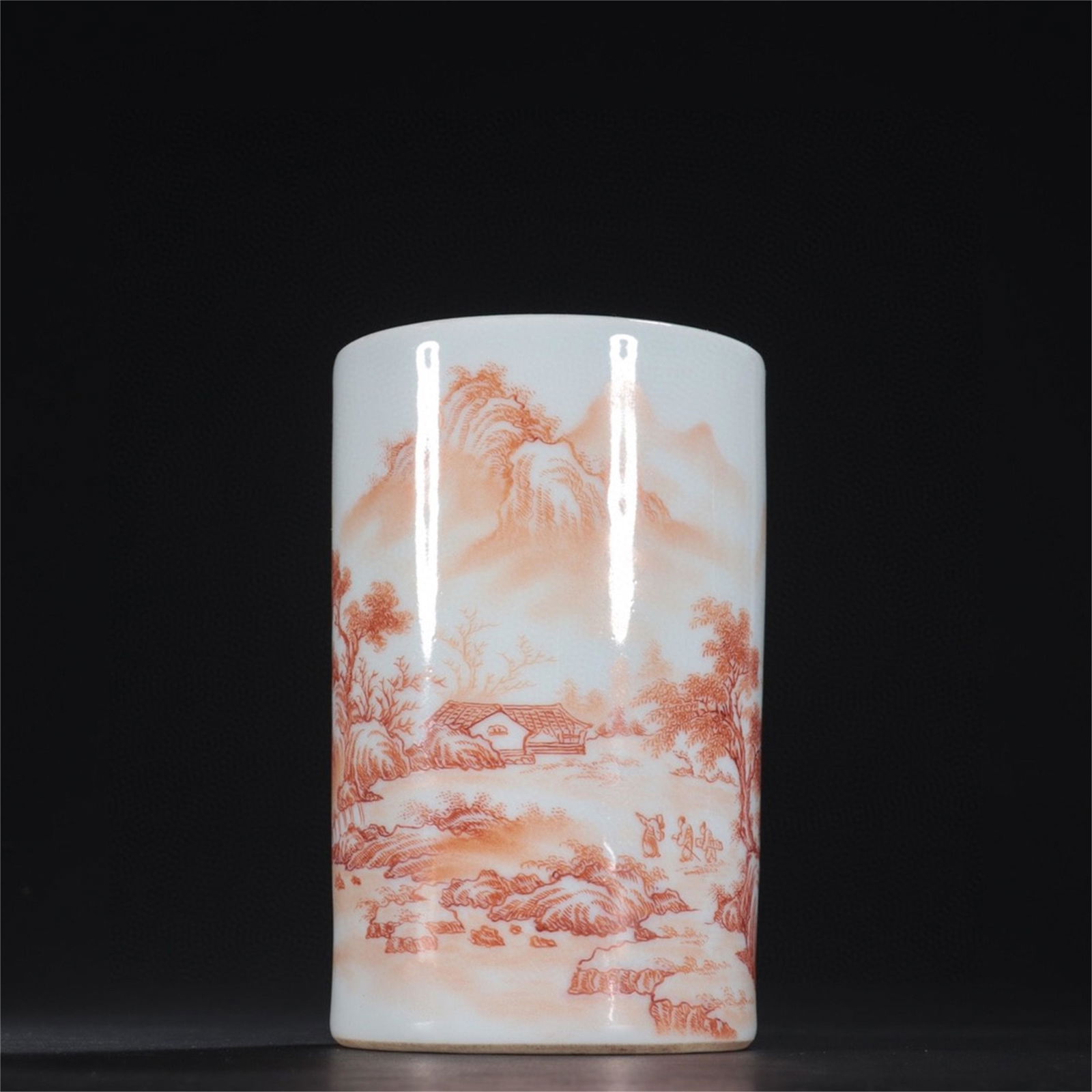 A Chinese Porcelain Flower Patterned Water Pot (1 of 9)