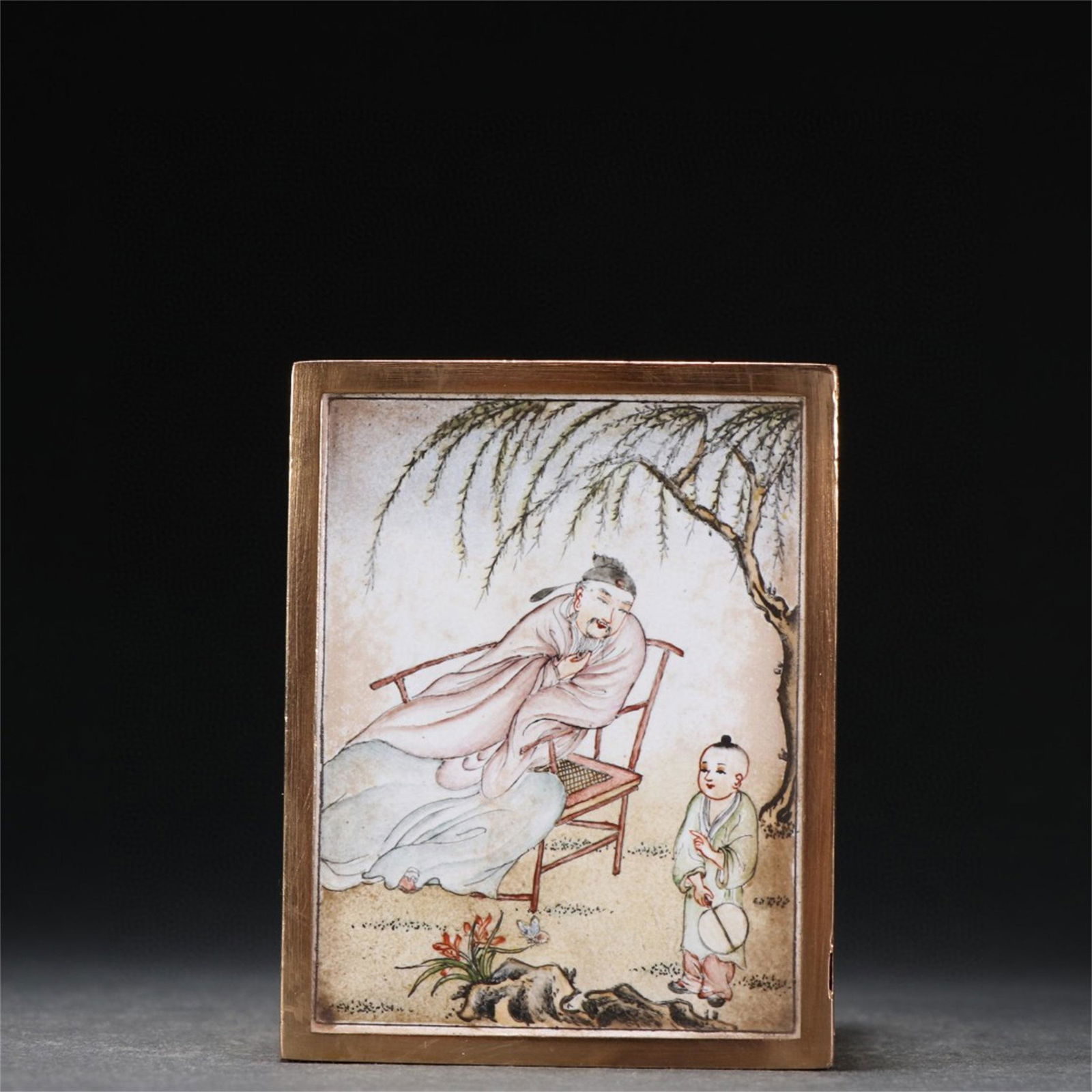 A Chinese Cloisonne Brush Pot (1 of 9)