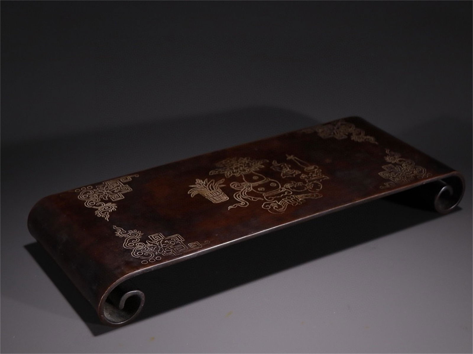 A Chinese Bronze Ink Bed (1 of 9)