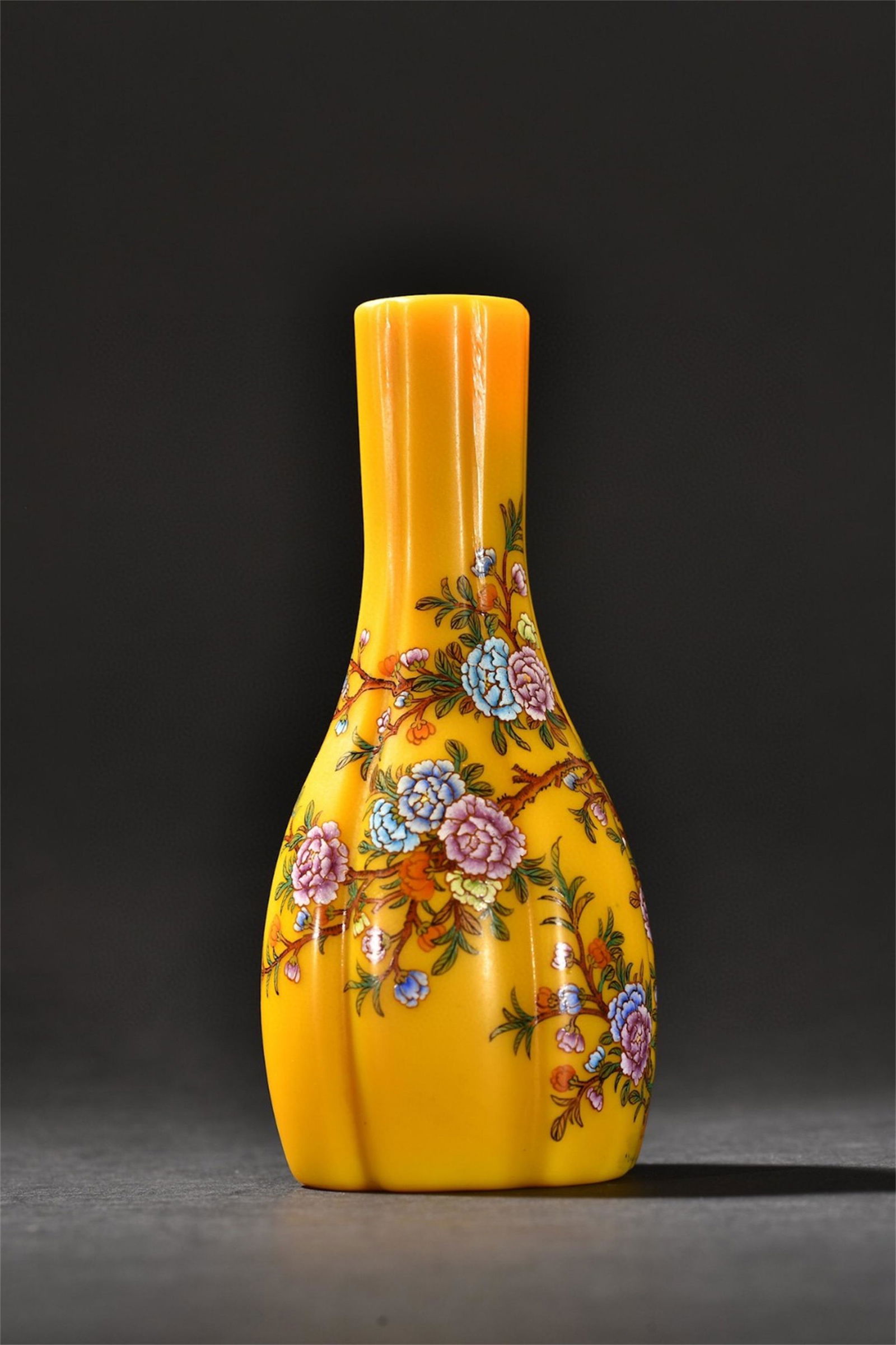 A Chinese Colored Glaze Flower Vase (1 of 9)
