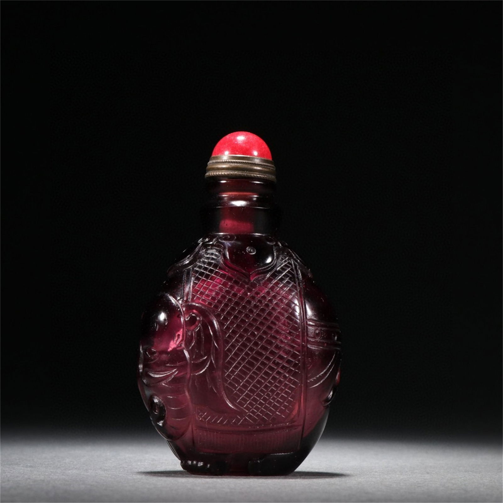 A Chinese Colored Glaze Snuff Bottle (1 of 9)