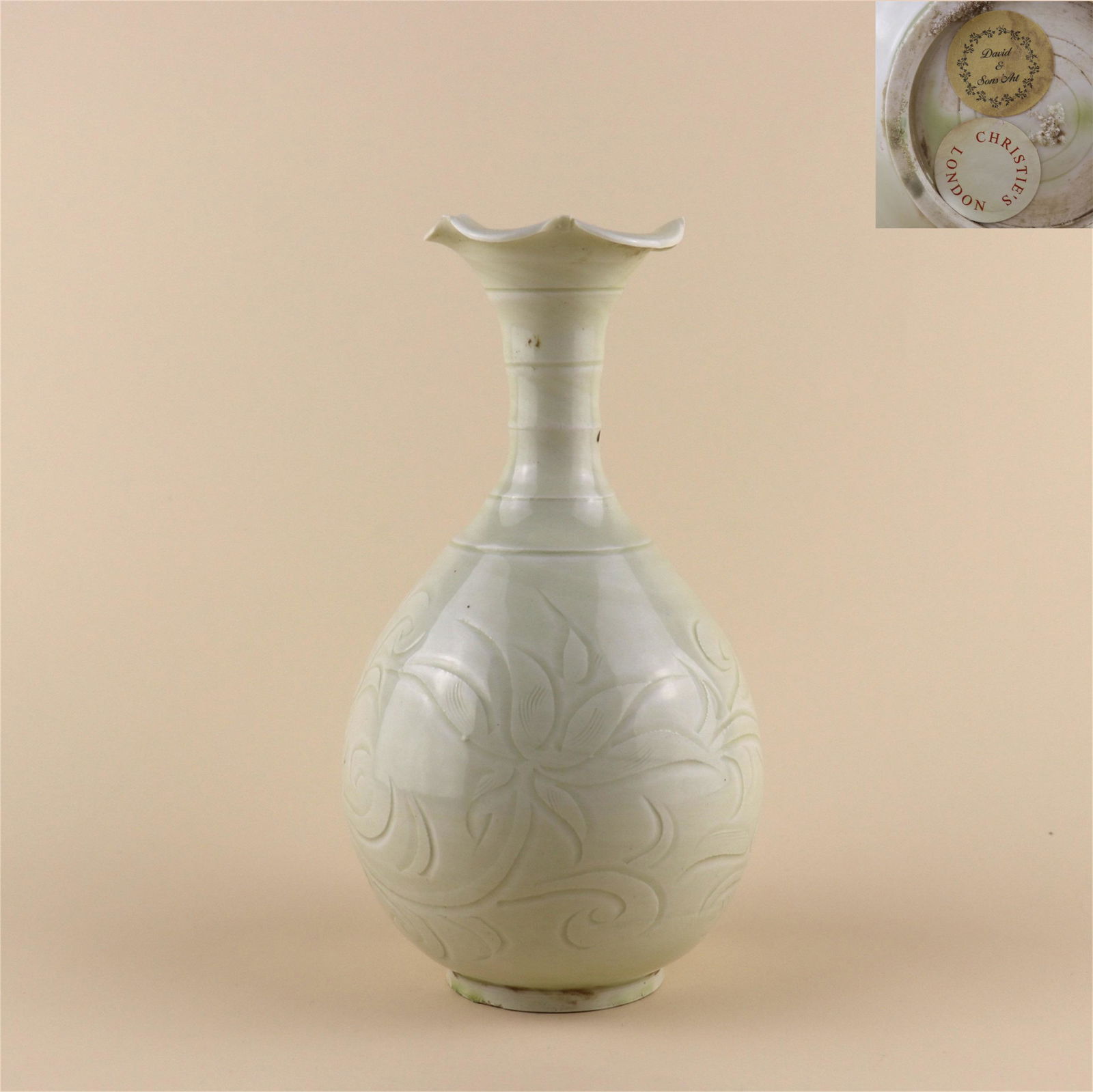 A Chinese Ding Kiln Porcelain Flower Vase (1 of 9)